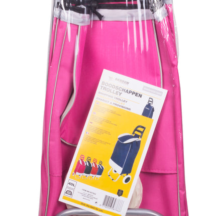 Boodschappentrolley 96 x 34 x 21 cm fun color – Inhoud 40 liter, Afmeting 96 x 34 x 21 cm