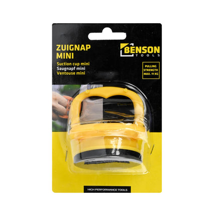 Mini Zuignap 25 lbs: Ø55x70mm, Quick-Release, Glas & Plaatwerk Optillen
