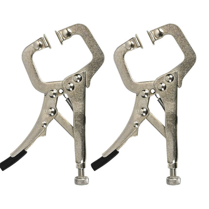 Griptang Set Mini 2-dlg, Staal, Snel Vergrendeling, Houtbewerking