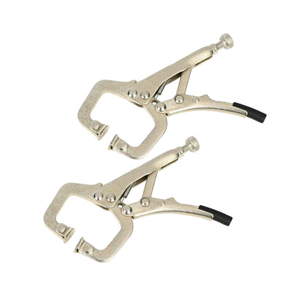Griptang Set Mini 2-dlg, Staal, Snel Vergrendeling, Houtbewerking