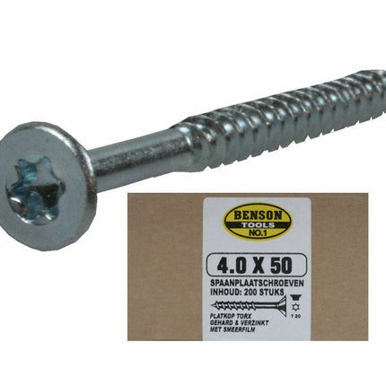 Spaanplaatschroef Torx TX-20 4.0x50mm voor houtbewerking & montage