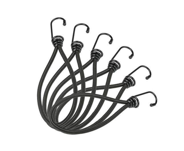 Spanelastiek 6-delig met Metalen Haken, Ideaal voor Ladingbevestiging