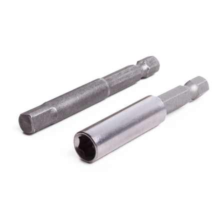 Bit Houder Set 60/65mm 2dlg - Voor Precisie en Moeilijke Ruimtes