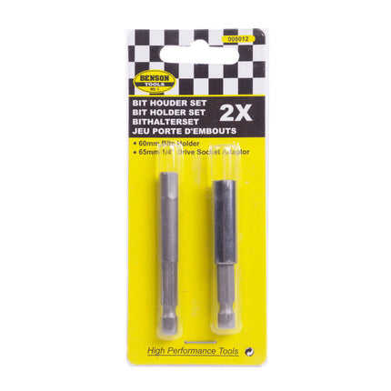Bit Houder Set 60/65mm 2dlg - Voor Precisie en Moeilijke Ruimtes