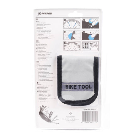 Fiets Reparatieset 16-delig: Patches, Sleutels, Tools voor Onderweg