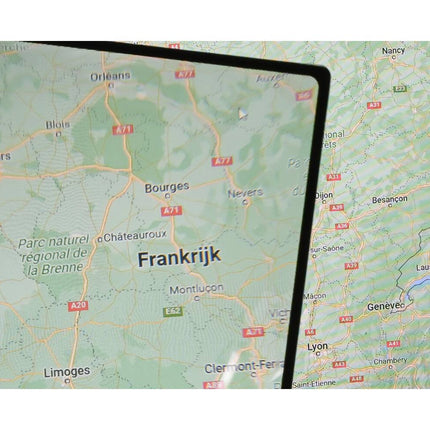 Leesloupe 3x, 180x120mm, zwart frame, ideaal voor boeken en documenten.