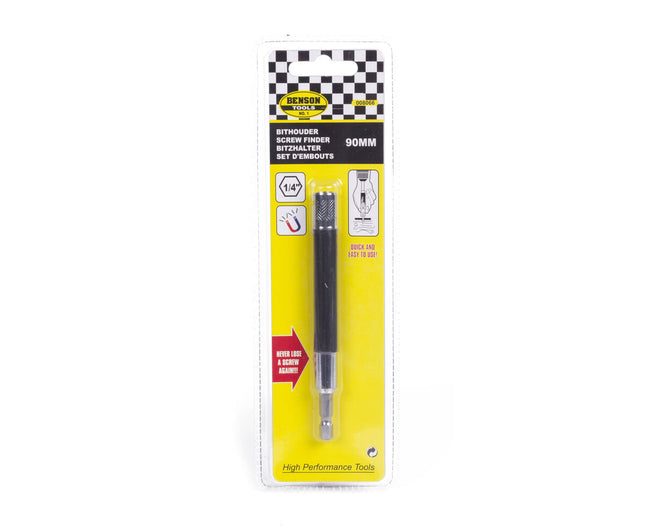 Bithalter 90 mm, magnetisch, Schnellwechselfutter, 1/4"-Bits, Einhandbedienung
