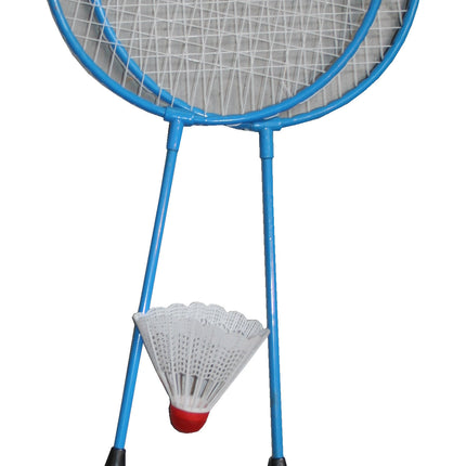 Badmintonset 3 dlg – Afmeting racket ca. 61x20x2 cm, Voor recreatief gebruik