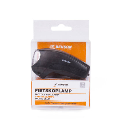 Fietskoplamp 5 LED Zwart, waterdicht, voor Ø22,2-Ø25,4 mm sturen