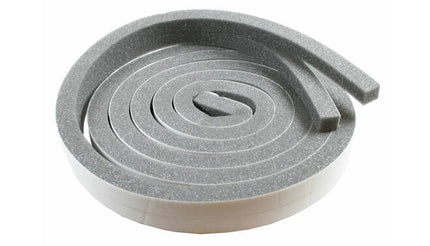 Tochtstrip Foam 17x17mm Zwart, 2x6,5m, Afdichting Ramen/Deuren