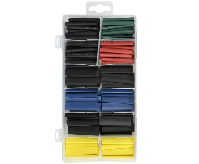 Krimpkous Set 120 dlg Kleur - Voor Kabelorganisatie en Veiligheid