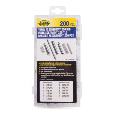 Veren Set 200 dlg - Assortiment Trek- en Drukveren voor Diverse Klussen