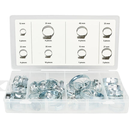Slangklemmen Set 40 dlg RVS - Ideaal voor Diverse Herstelprojecten