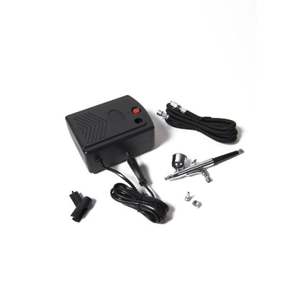 Airbrush Kit 220V - Dual-Action Set voor Modelbouw en Taartdecoratie