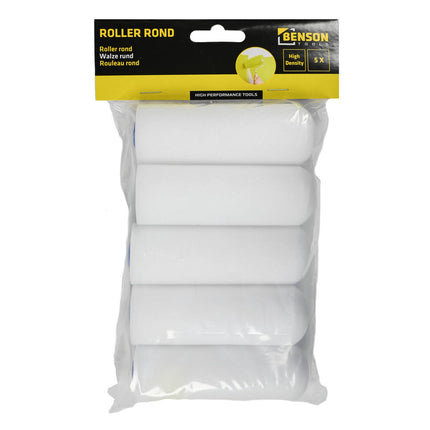 Lakroller Foam 10 cm - Set van 5 voor Watergedragen Verf Schilderen