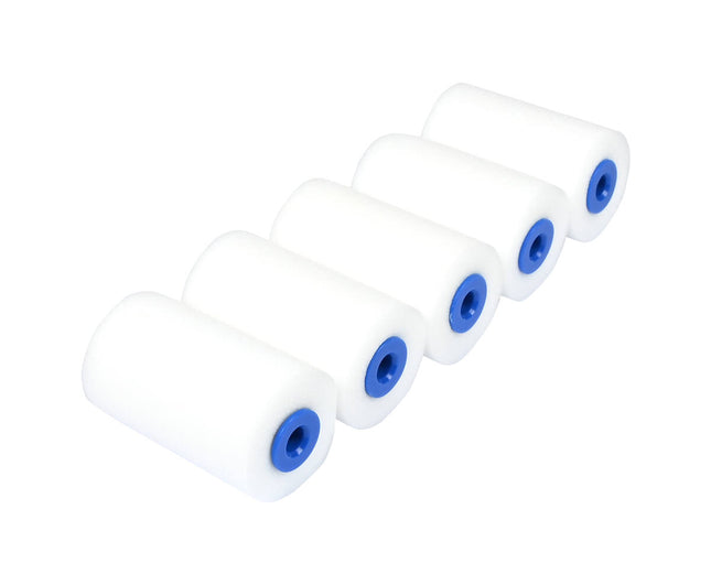 Lakroller Set 5,5 cm Foam - 5 Stuks voor Verf op Water/Terpentinebasis