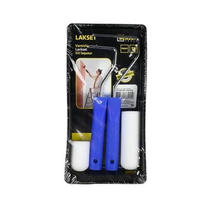 Lakset 5-delig met 5+10 cm rollers voor precisie schilderen