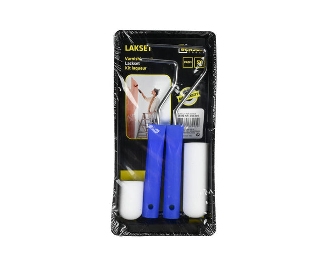 Lakset 5-delig met 5+10 cm rollers voor precisie schilderen