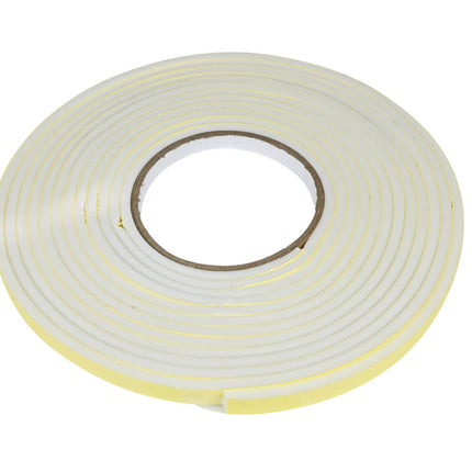 Tochtband Foam 9x5mm Wit 5.5m - Tochtvrij Ramen & Deuren
