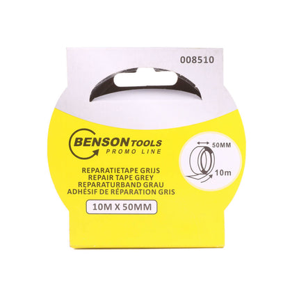 Grijze Reparatietape 10m x 50mm - Voor Klus- en Herstelwerkzaamheden