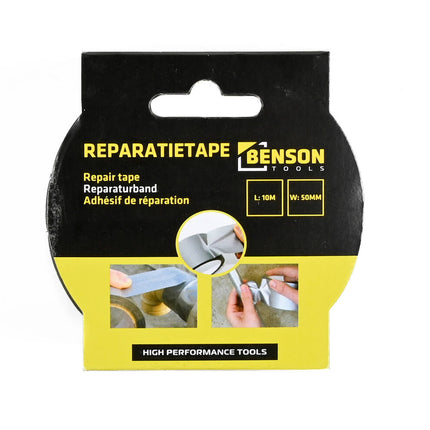 Grijze Reparatietape 10m x 50mm - Voor Klus- en Herstelwerkzaamheden