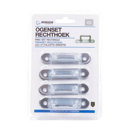 Ogenset Rechthoek 4-delig - Voor Bevestiging en Lasten Veiligstellen
