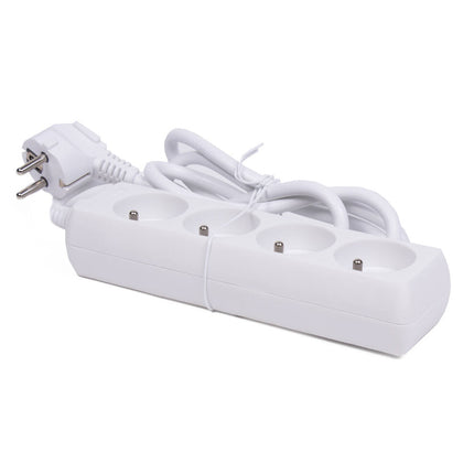 Stekkerdoos 4-voudig 1.5m Wit, 3680W, voor FR/BE apparaten