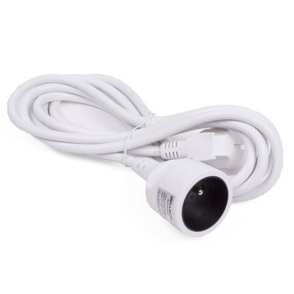 Verlängerungskabel 5m 3G1,5mm² Schutzkontakt, 16A/250V, max. 3500W, FR/BE-Einsatz