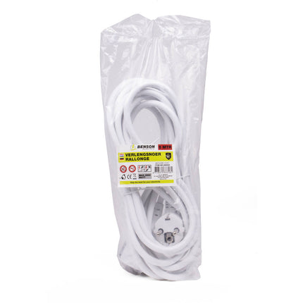 Verlängerungskabel 5m 3G1,5mm² Schutzkontakt, 16A/250V, max. 3500W, FR/BE-Einsatz