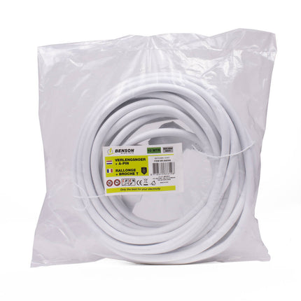 Verlengsnoer 10m 3G1.5MM2 16A/250V voor Frankrijk/België