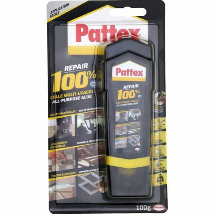 Pattex 100% Kleber 100g: Starke Haftung auf Holz, Metall, Glas.