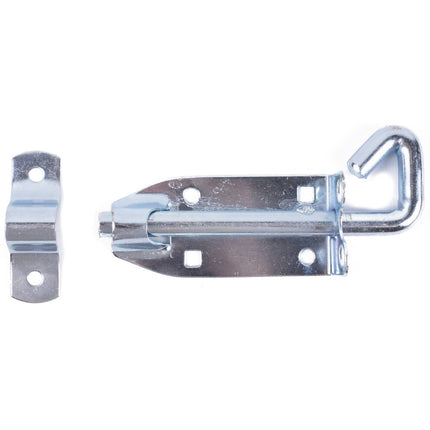 Deurschuif 150 mm gegalvaniseerd voor deuren en kasten met bevestiging
