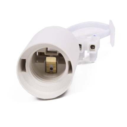 E27 Verhuisfitting Wit: Incl. Kabel & Ophangoog, Voor Snel Licht