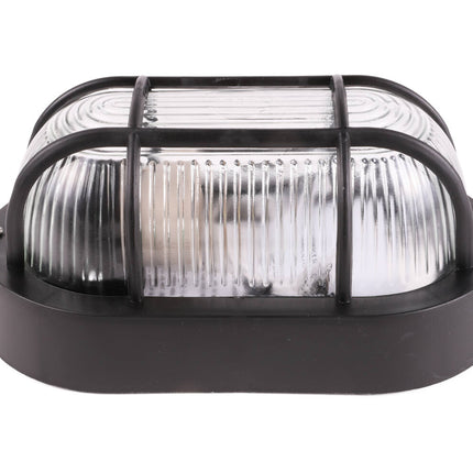 Bulleye Ovale Lamp Zwart - Modern Design, Ideaal voor Woonkamers