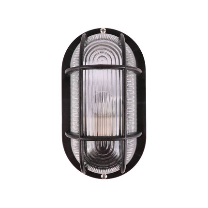 Bulleye Ovale Lamp Zwart - Modern Design, Ideaal voor Woonkamers
