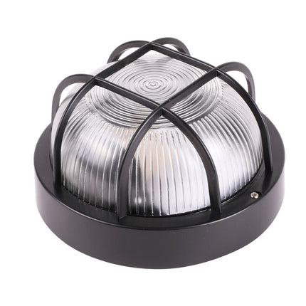 Stijlvolle Zwarte Bulleye Lamp: Modern Design, LED-compatibel, Eenvoudig te Installeren