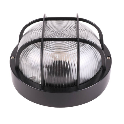 Stijlvolle Zwarte Bulleye Lamp: Modern Design, LED-compatibel, Eenvoudig te Installeren