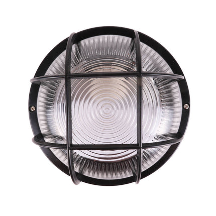Stijlvolle Zwarte Bulleye Lamp: Modern Design, LED-compatibel, Eenvoudig te Installeren