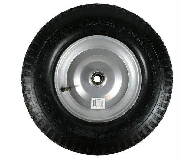 Wiel 4.00-8" Stalen Velg, Kogellager, Geschikt Voor Kruiwagens
