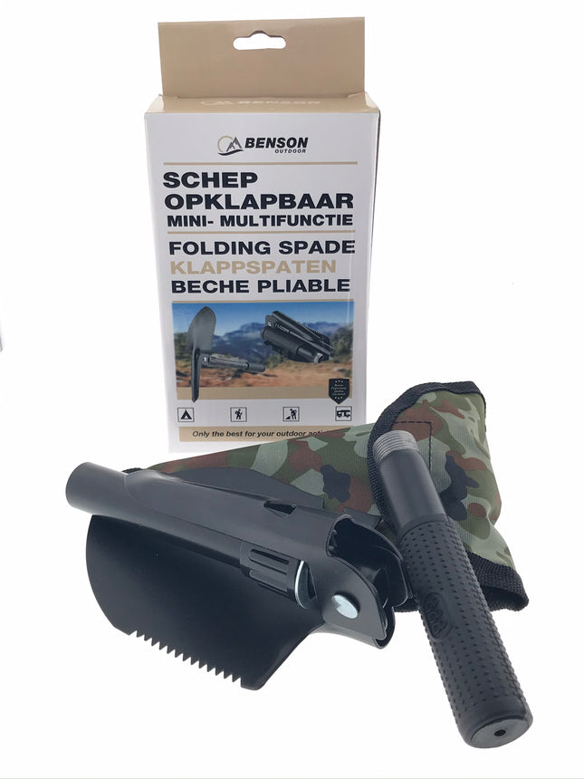 Schep opklapbaar mini multifunctioneel – 41cm, Compact