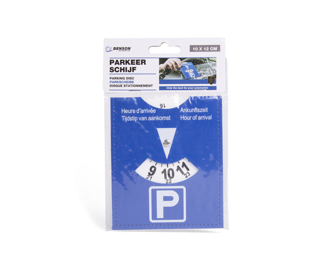 Parkscheibe 10x12 cm - Kompakte und praktische Parkhilfe