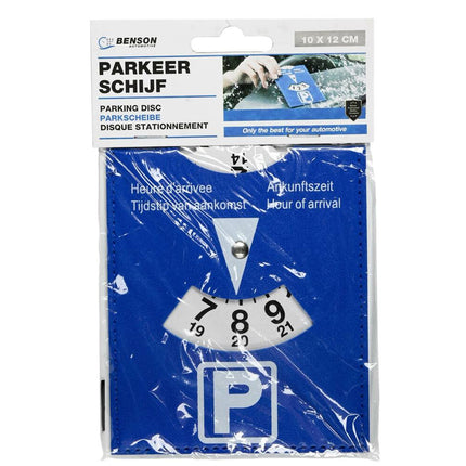 Parkeerschijf 10x12 cm - Compacte en Handige Parkeerhulp