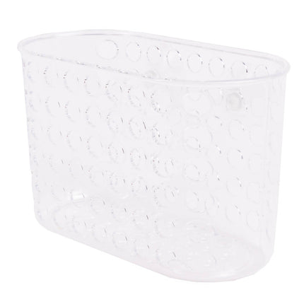 Transparant Douchebakje L: 17,5x8x12cm, Zuignapbevestiging voor Badkamer