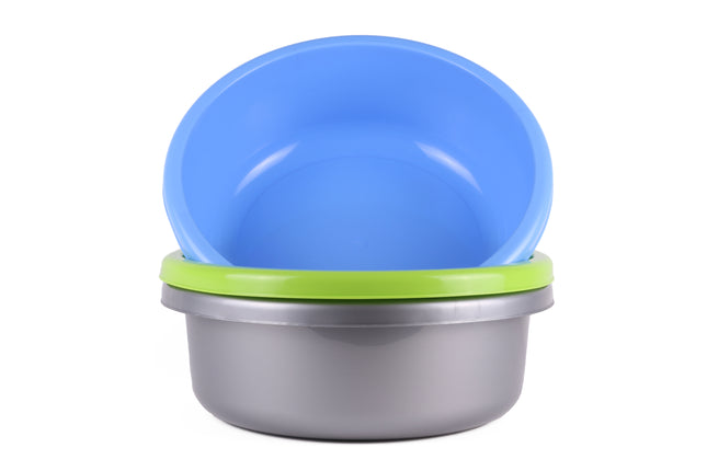 Teil 9 ltr 36 x 13 cm mix – Kleuren groen, blauw, groen, zilver, Inhoud 9 liter