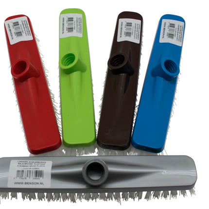 Luiwagen kunststof – Kleuren zilver, rood, blauw, Breedte luiwagen 24 cm, 20 mm