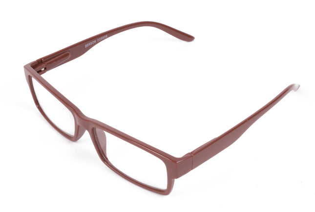 Leesbril manchester mix – Kleuren zwart, bruin, grijs, Afwerking glanzend, 146 mm