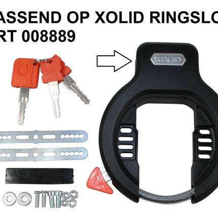Xolid Insteekkabel 10x1400mm Matt, Voor Ringslot 008889 Beveiliging