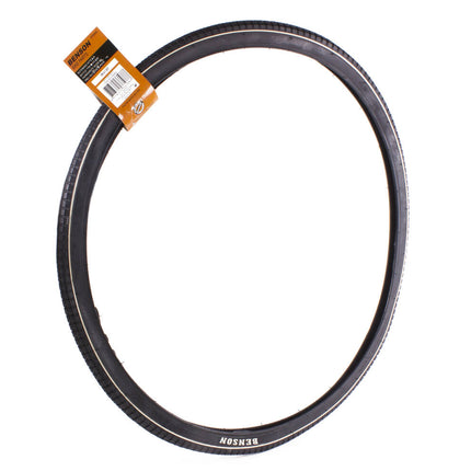 Buitenband 28x1 1/2, Witte Lijn, Top Grip, Geschikt voor Stadsfietsen