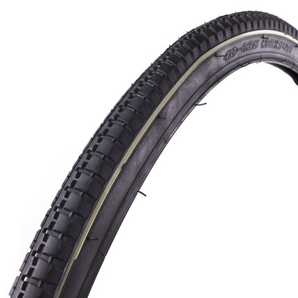 Buitenband 28x1 1/2, Witte Lijn, Top Grip, Geschikt voor Stadsfietsen