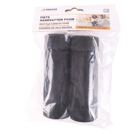 Fietshandvatten foam 125 mm – Lengte 12,5 cm, Binnendiameter 19 mm, Materiaal foam